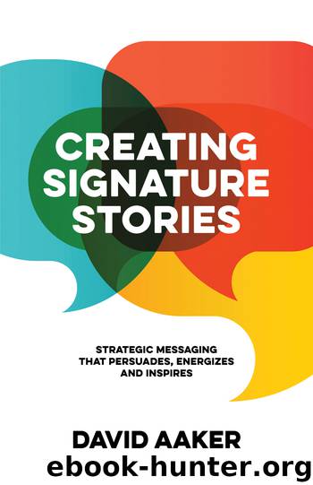 Creating Signature Stories by David Aaker