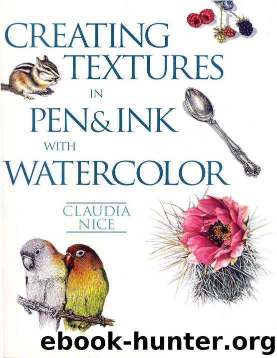 Creating Textures in Pen & Ink with Watercolor by Nice Claudia
