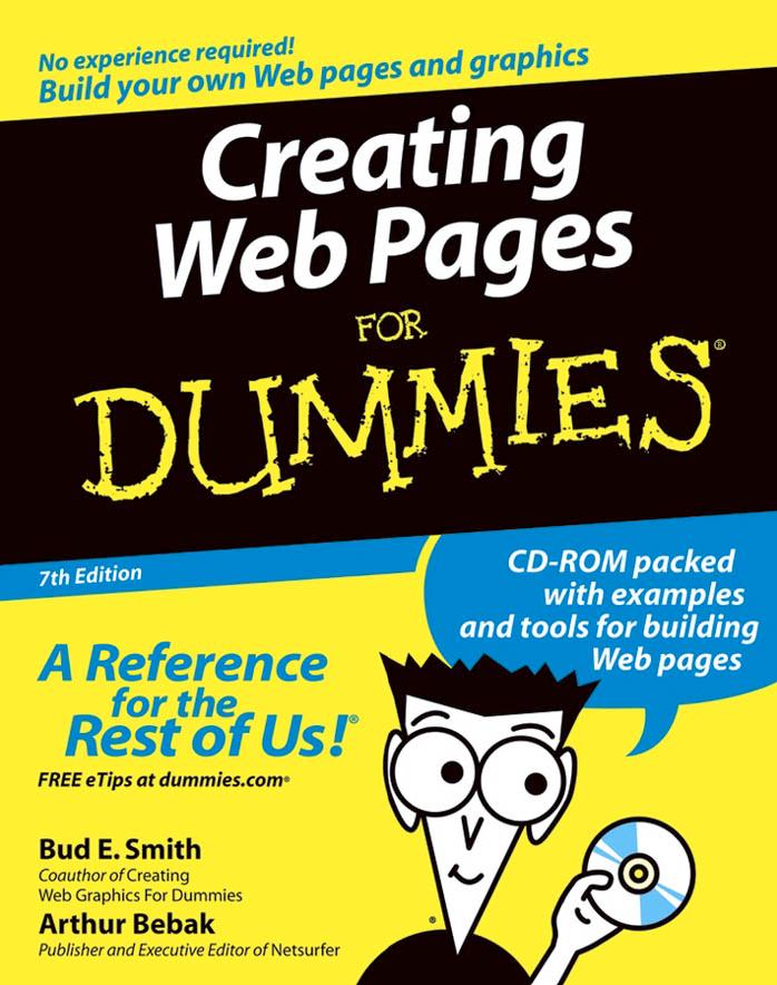 Creating Web Pages For Dummies by Bud E. Smith Arthur Bebak