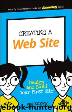 Creating a Web Site by Greg Rickaby