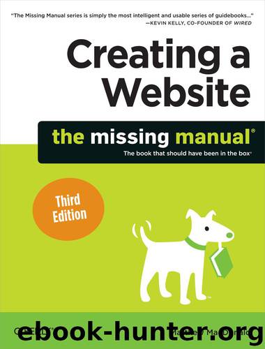 Creating a Website: The Missing Manual by MacDonald Matthew