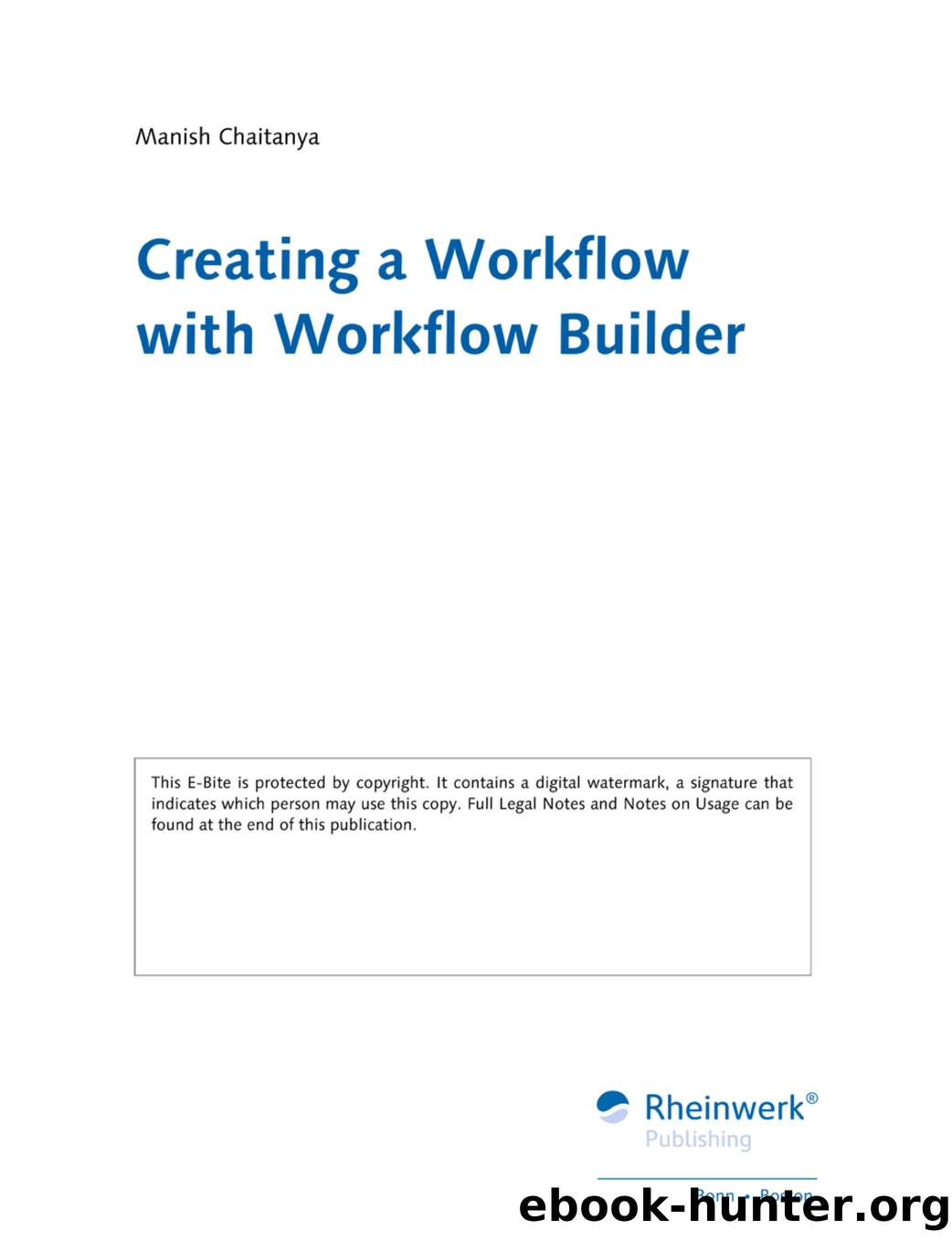 Creating a Workflow with Workflow Builder by Unknown