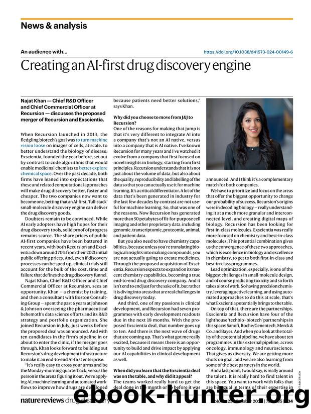 Creating an AI-first drug discovery engine by Asher Mullard
