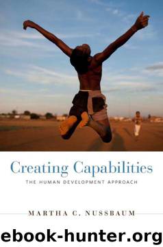 Creating capabilities: The human development approach by Martha Nussbaum