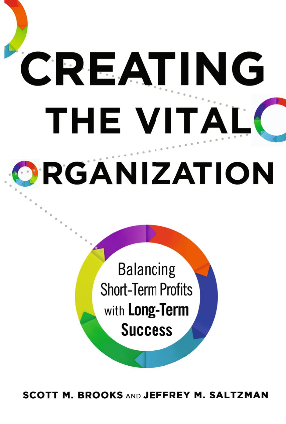 Creating the Vital Organization: Balancing Short-Term Profits with Long-Term Success by Scott M. Brooks Jeffrey M. Saltzman (auth.)