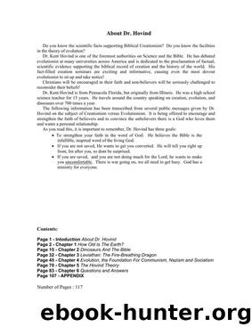 Creation Science Evangelism Seminar Text 1999 edition by Dr. Kent Hovind