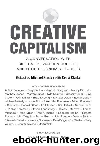 Creative Capitalism by Michael Kinsley & Conor Clarke