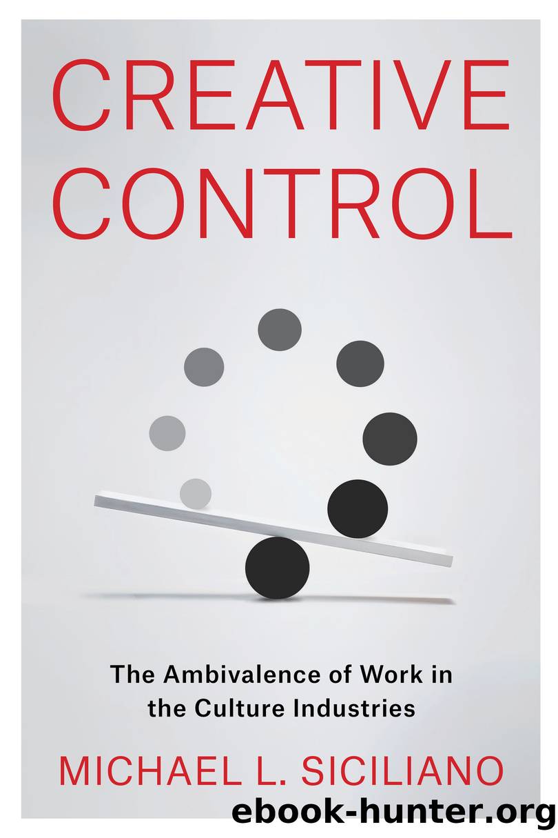 Creative Control by Michael L. Siciliano