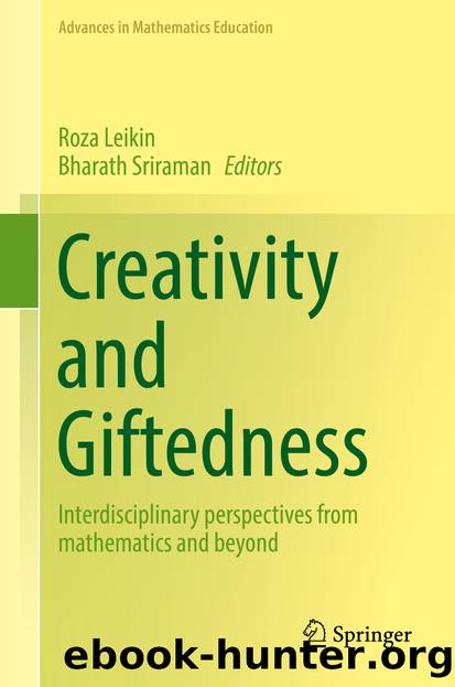 Creativity and Giftedness by Roza Leikin & Bharath Sriraman