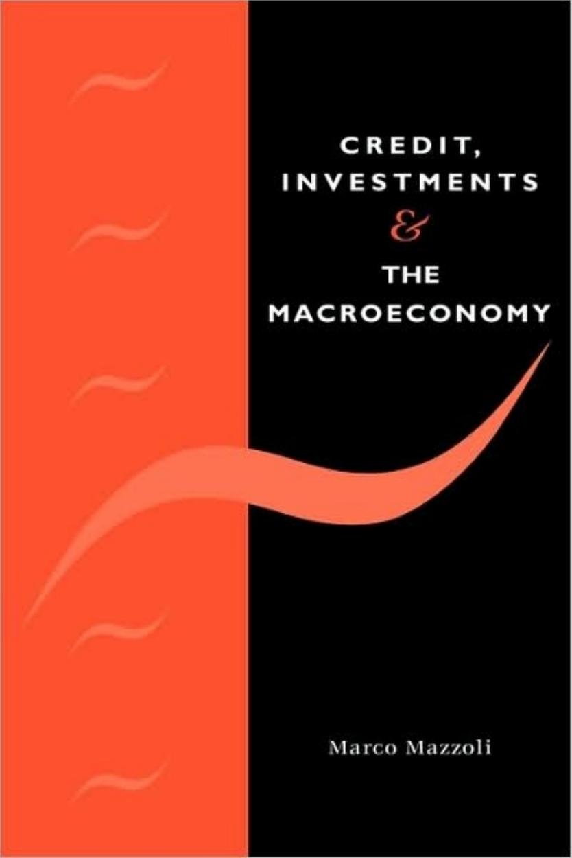 Credit, Investments and the Macroeconomy: A Few Open Issues by Marco Mazzoli