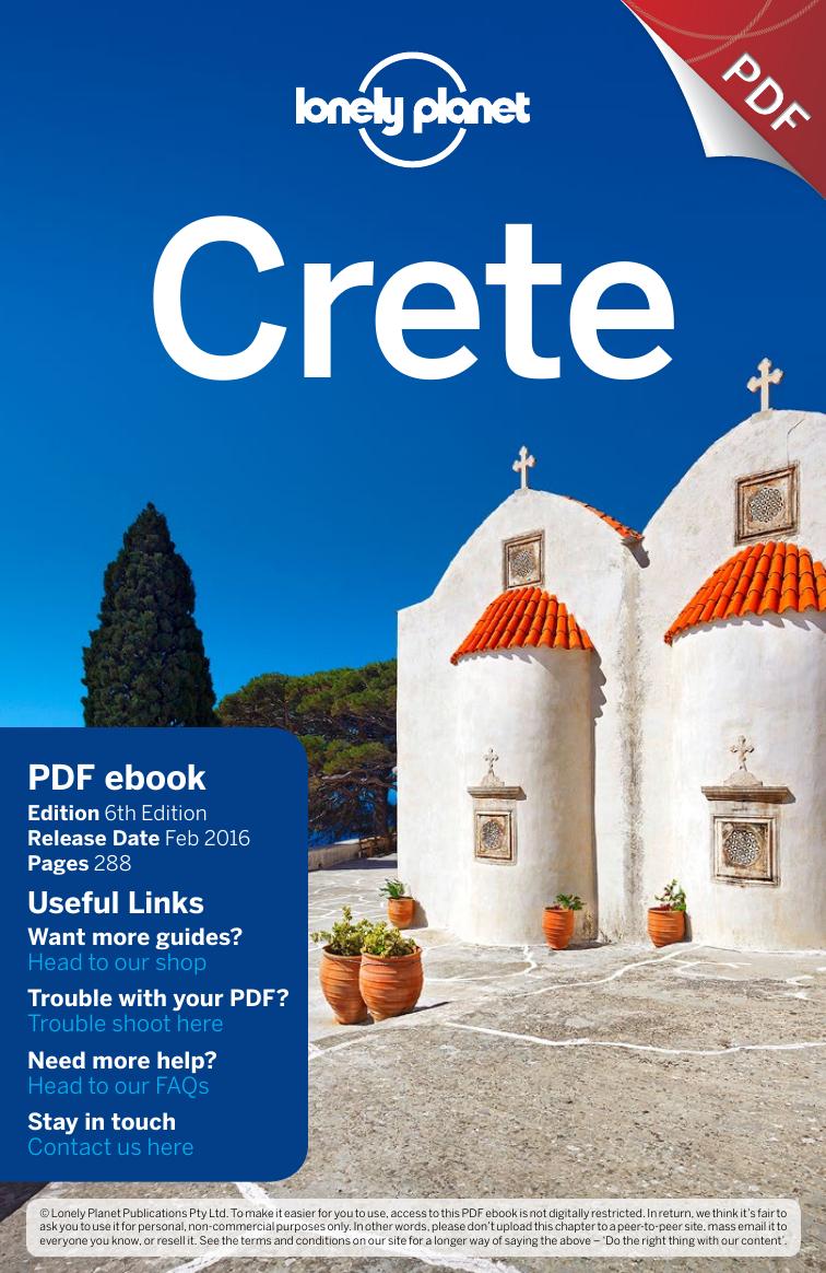 Crete 6 - whole book by Lonely Planet