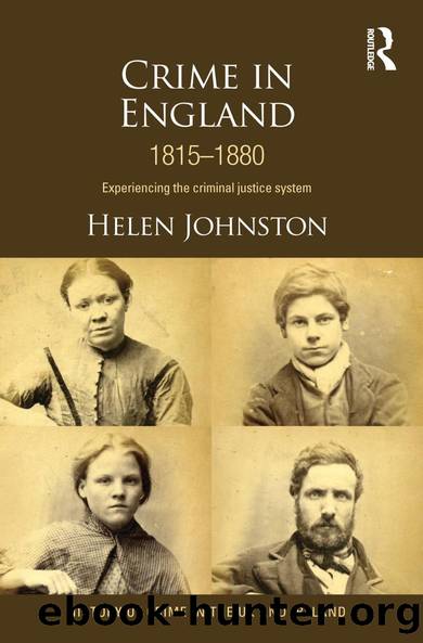 Crime in England 1815-1880 by Helen Johnston