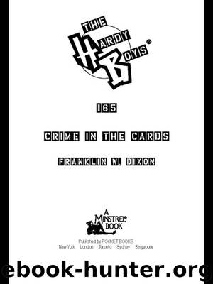 Crime in the Cards by Franklin W. Dixon
