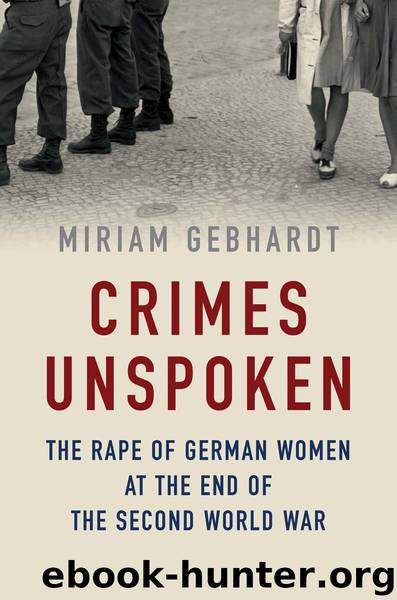 Crimes Unspoken by Gebhardt Miriam; Somers Nick;