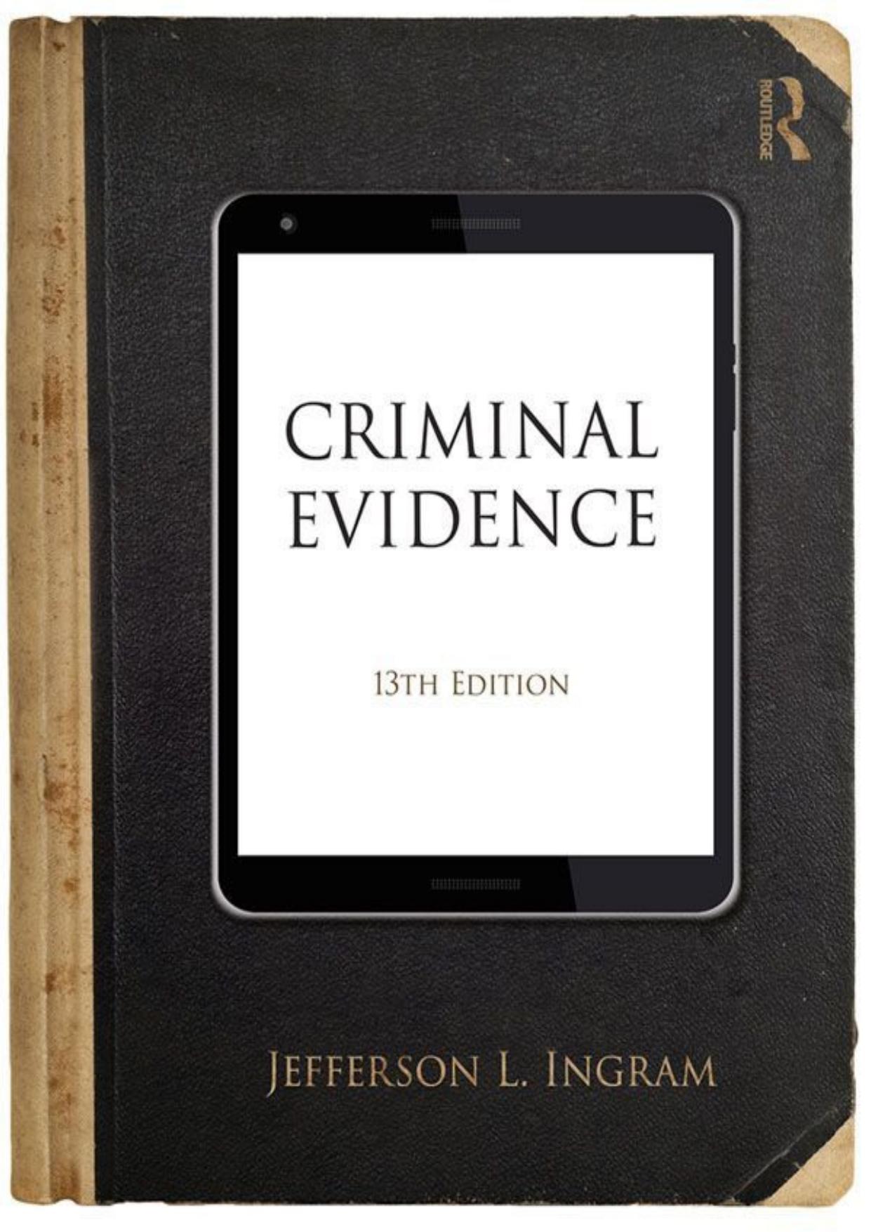 Criminal Evidence by Jefferson L Ingram