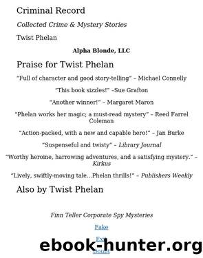 Criminal Record: Collected Crime and Mystery Stories by Unknown