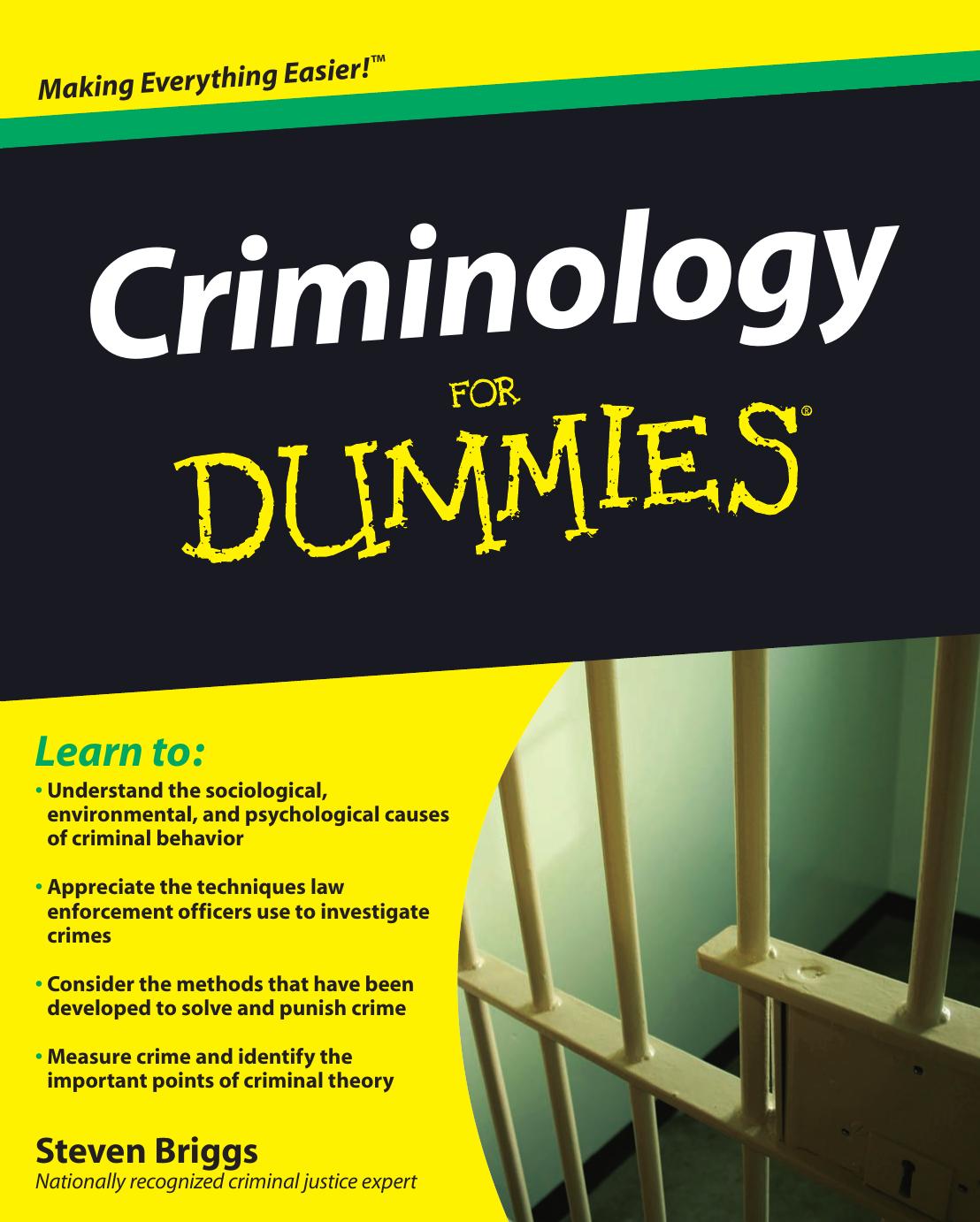 Criminology for Dummies (ISBN by 0470396962)