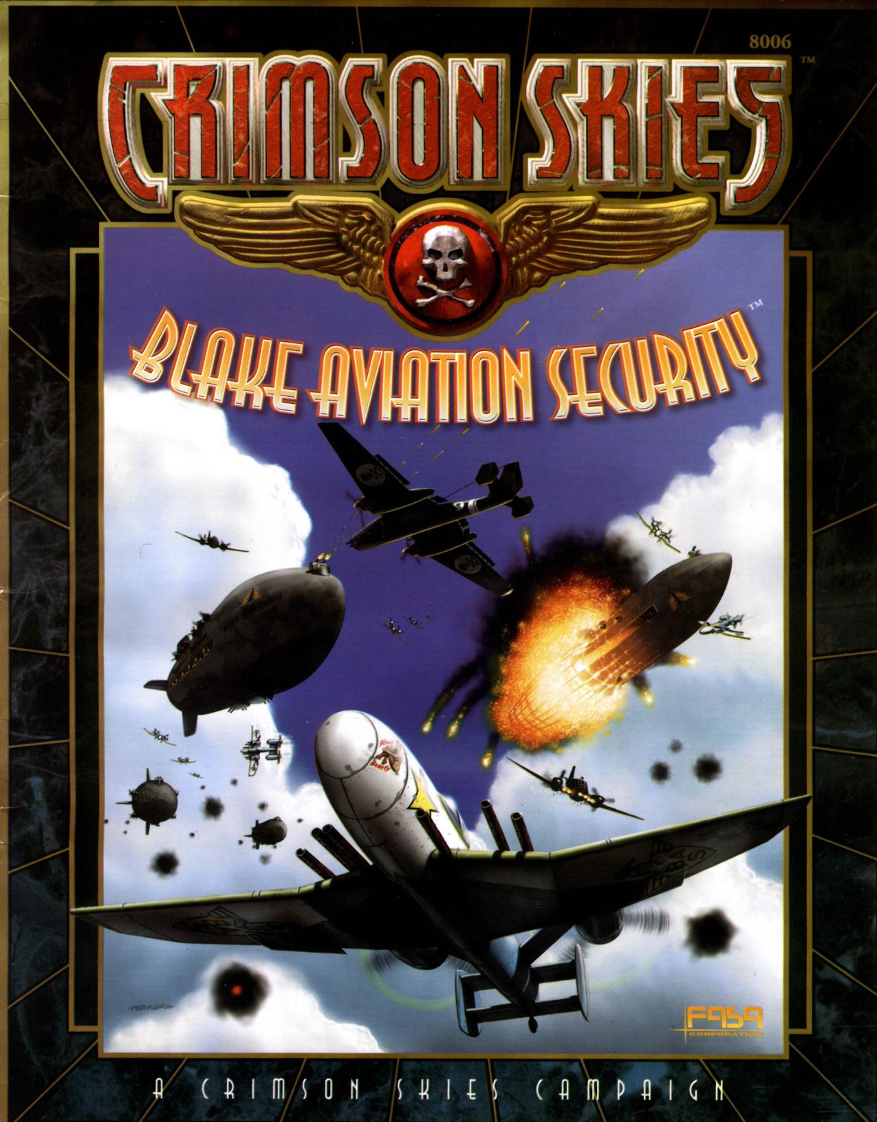 Crimson Skies Blake Aviation Security by Unknown