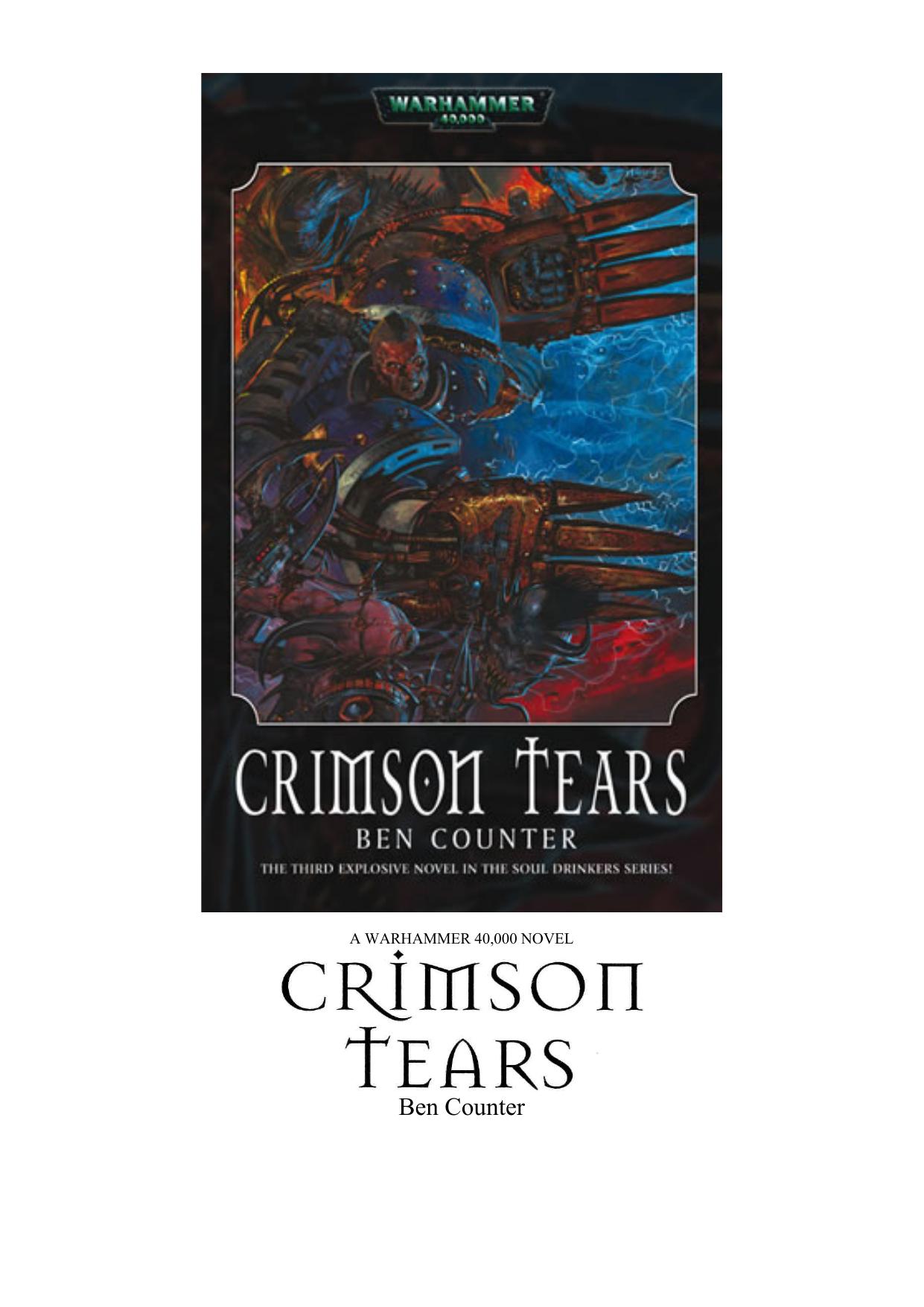 Crimson Tears by Ben Counter