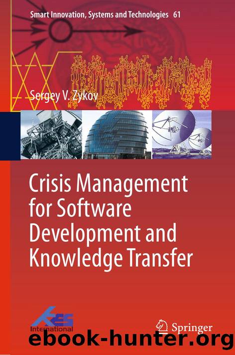 Crisis Management for Software Development and Knowledge Transfer by Unknown