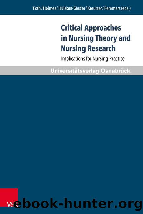 Critical Approaches in Nursing Theory and Nursing Research (9783737005128) by Unknown
