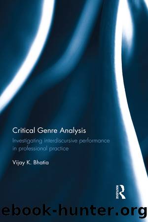 Critical Genre Analysis by Vijay K. Bhatia