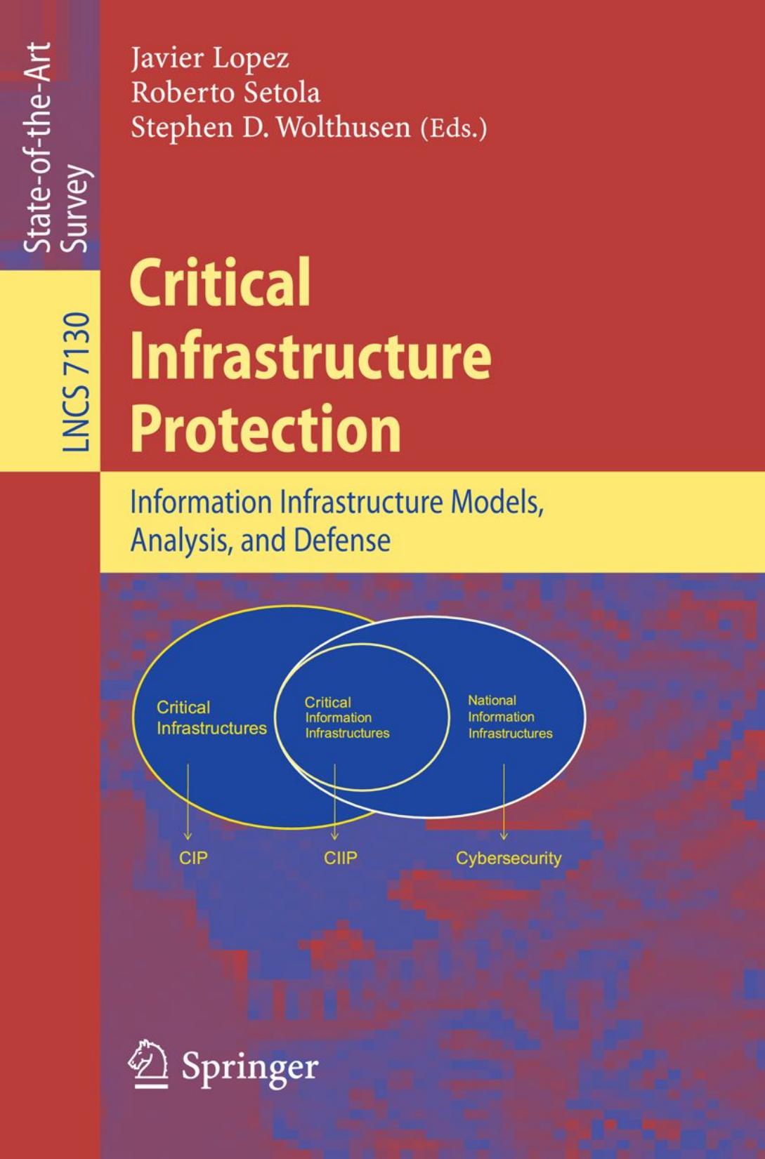Critical Infrastructure Protection: Information Infrastructure Models, Analysis, and Defense by unknow