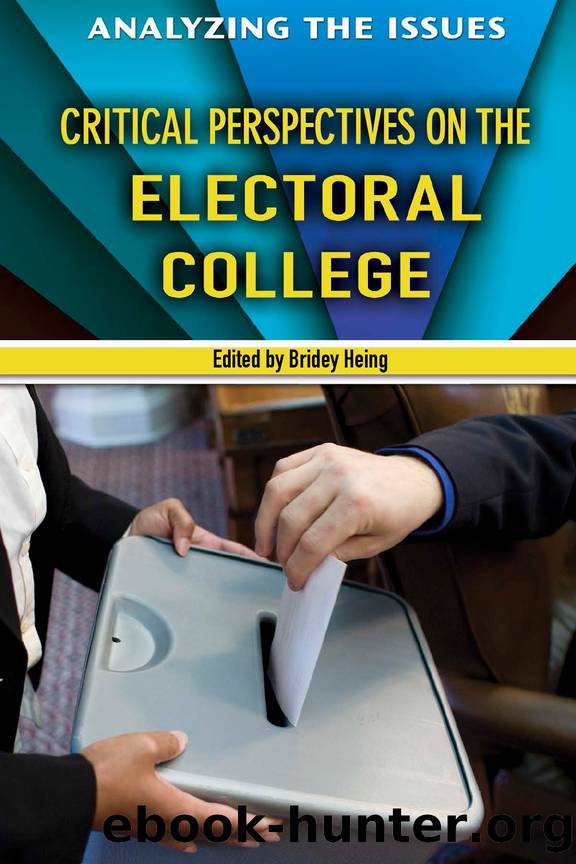 Critical Perspectives on the Electoral College by Bridey Heing