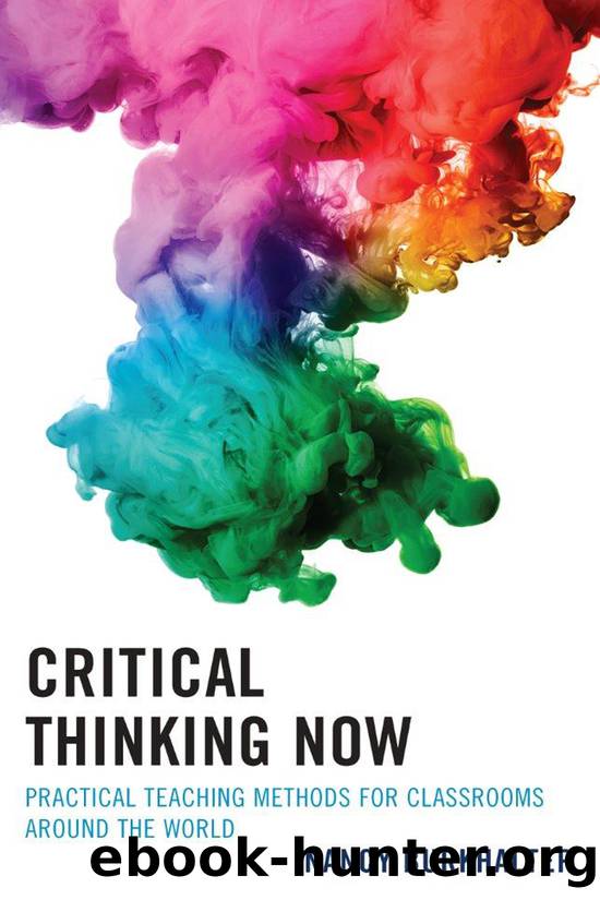 Critical Thinking Now by Burkhalter Nancy;