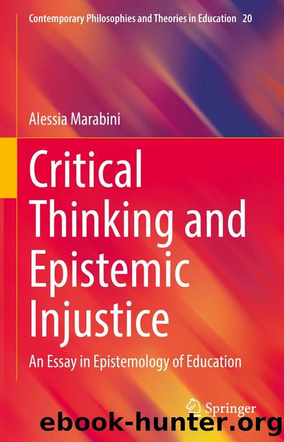 Critical Thinking and Epistemic Injustice by Alessia Marabini