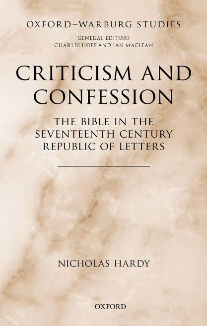 Criticism and Confession by Nicholas Hardy