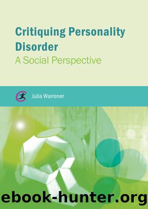 Critiquing Personality Disorder by Julia Warrener