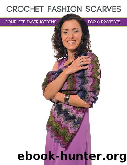 Crochet Fashion Scarves by Margaret Hubert