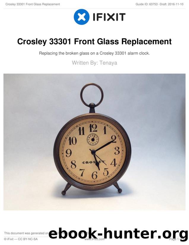 Crosley 33301 Front Glass Replacement by Unknown