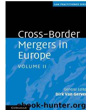 Cross-Border Mergers in Europe by Dirk van Gerven