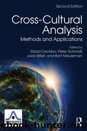 Cross-Cultural Analysis by Davidov Eldad Schmidt Peter Billiet Jaak