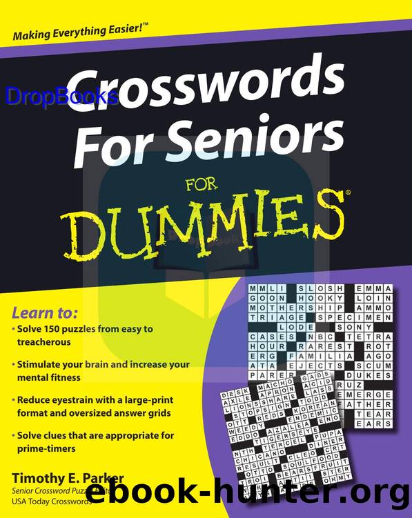 Crosswords for Seniors for Dummies ISBN by 0470491574 DropBooks APP