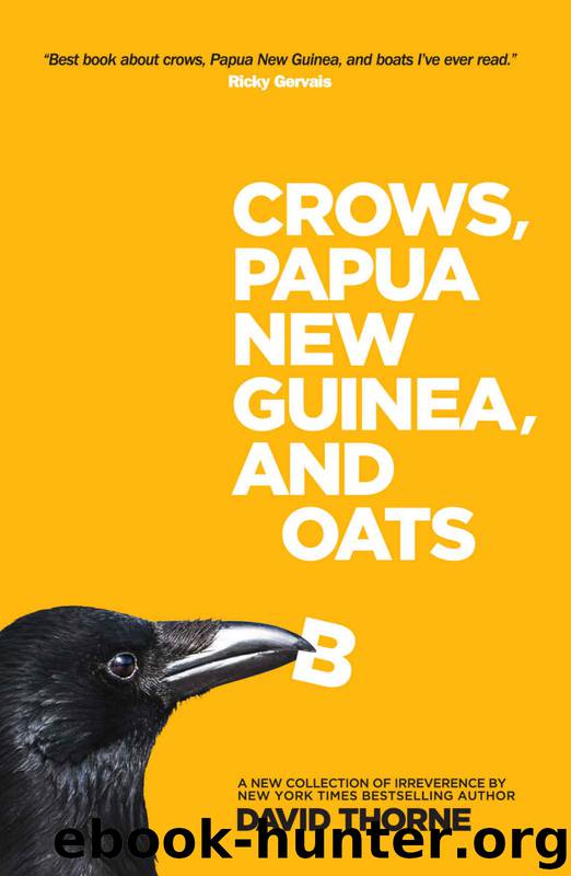 Crows, Papua New Guinea, and Boats by David Thorne