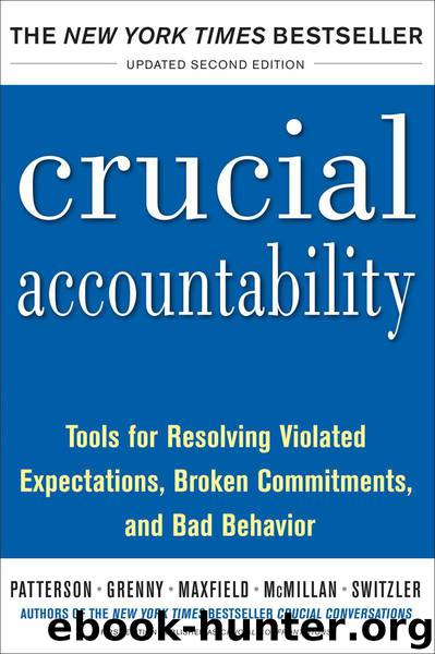 Crucial Accountability: Tools for Resolving Violated Expectations, Broken Commitments, and Bad Behavior, Second Edition ( Paperback) by Kerry Patterson & Joseph Grenny & Ron McMillan & Al Switzler & David Maxfield