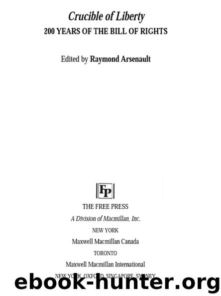 Crucible of Liberty by Raymond Arsenault