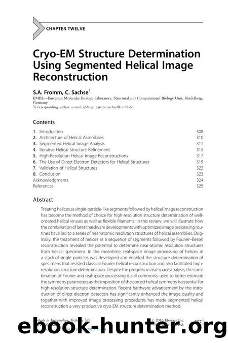 Cryo-EM Structure Determination Using Segmented Helical Image Reconstruction by S.A. Fromm & C. Sachse