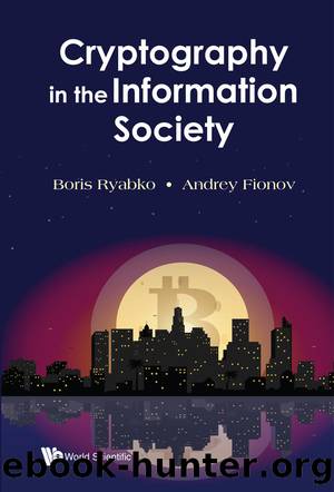Cryptography In The Information Society by Ryabko Boris; Fionov Andrey;