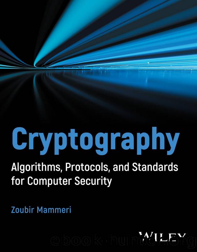 Cryptography by Mammeri Zoubir Z.;