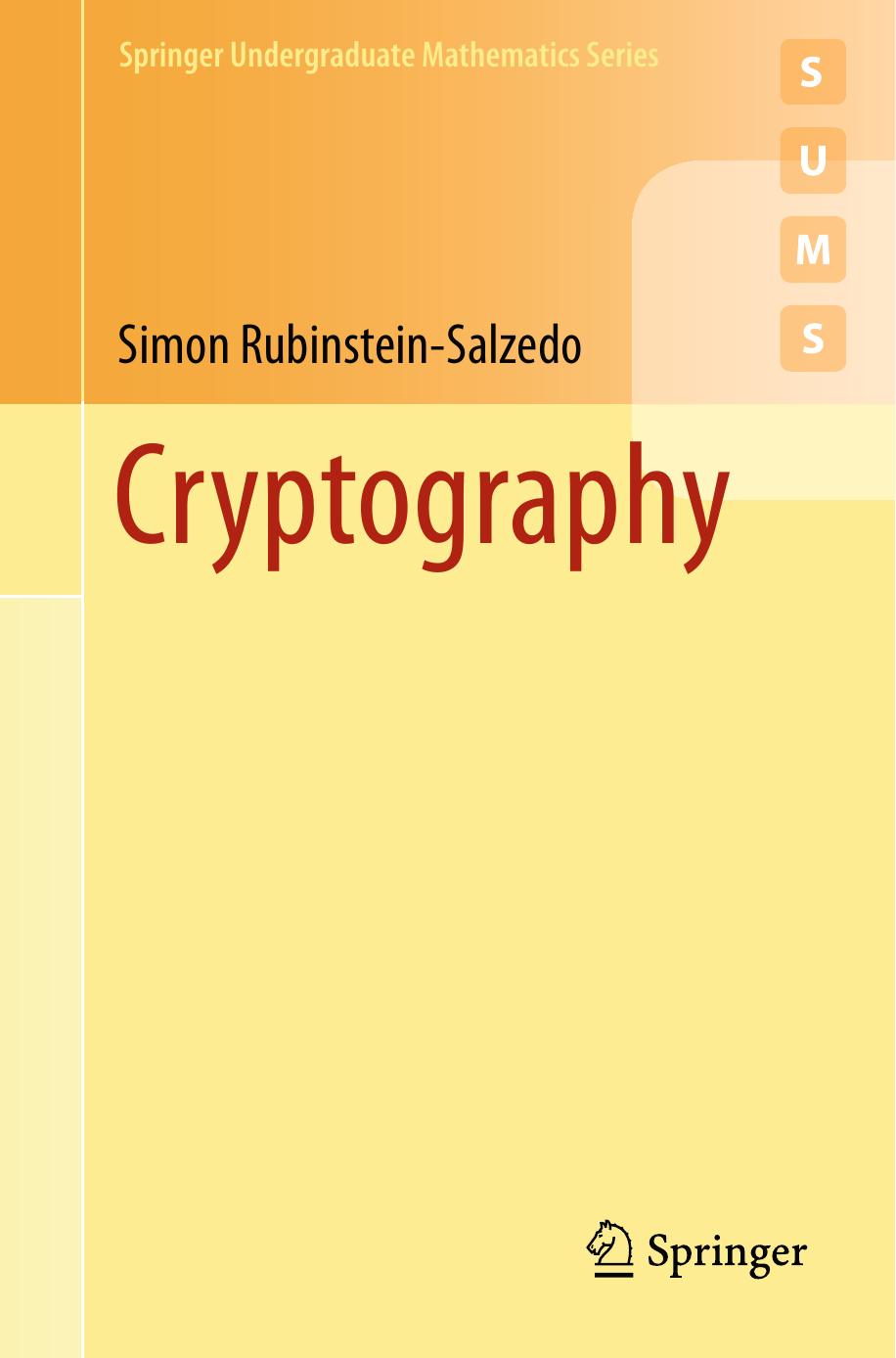 Cryptography by Simon Rubinstein-Salzedo