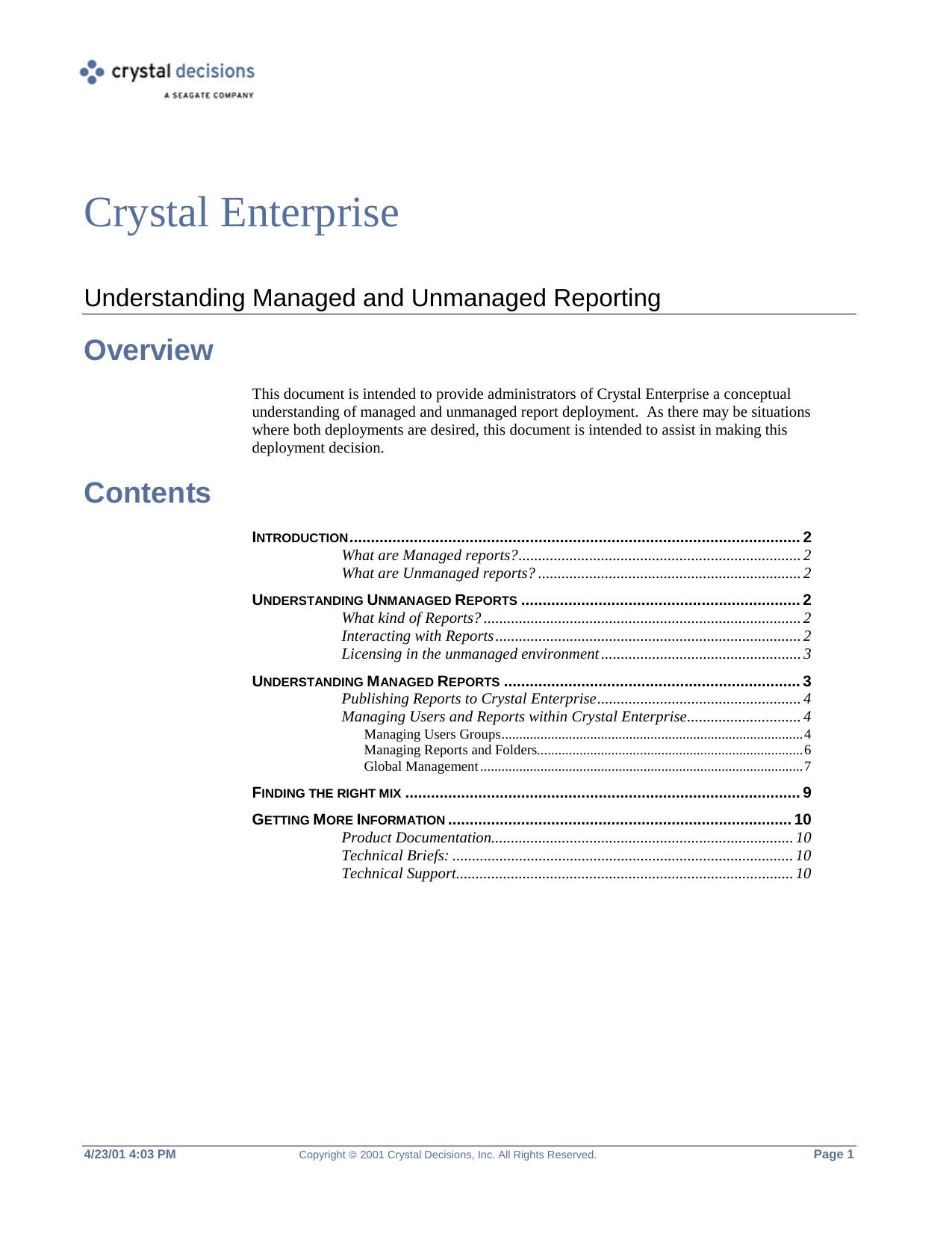 Crystal Enterprise by Jeff Burton