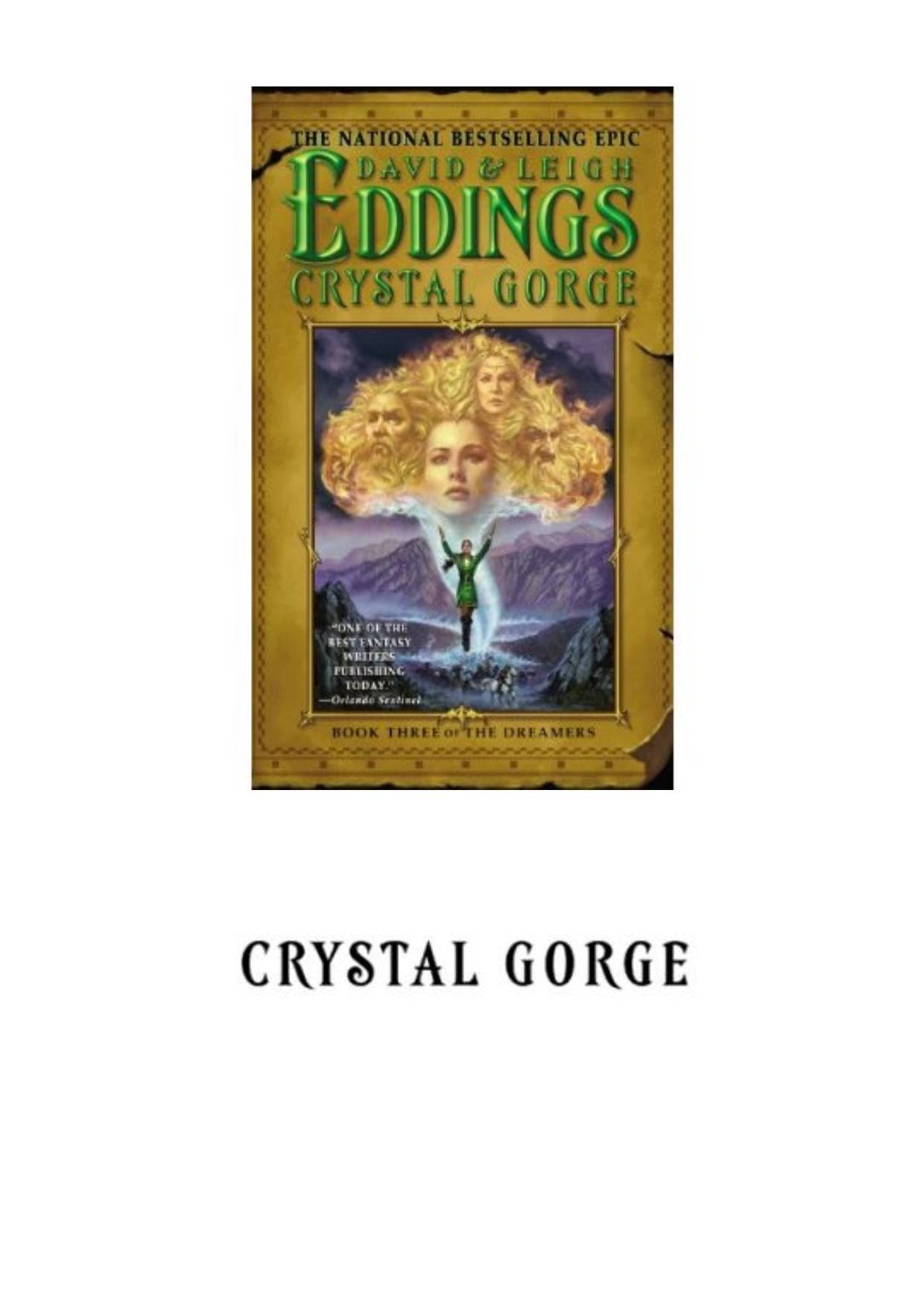 Crystal Gorge (The Dreamers, Book 3) by David Eddings Leigh Eddings