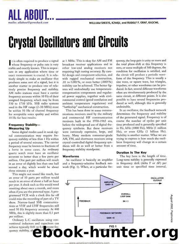 Crystal Oscillators and CircuÃ¬ts by Unknown
