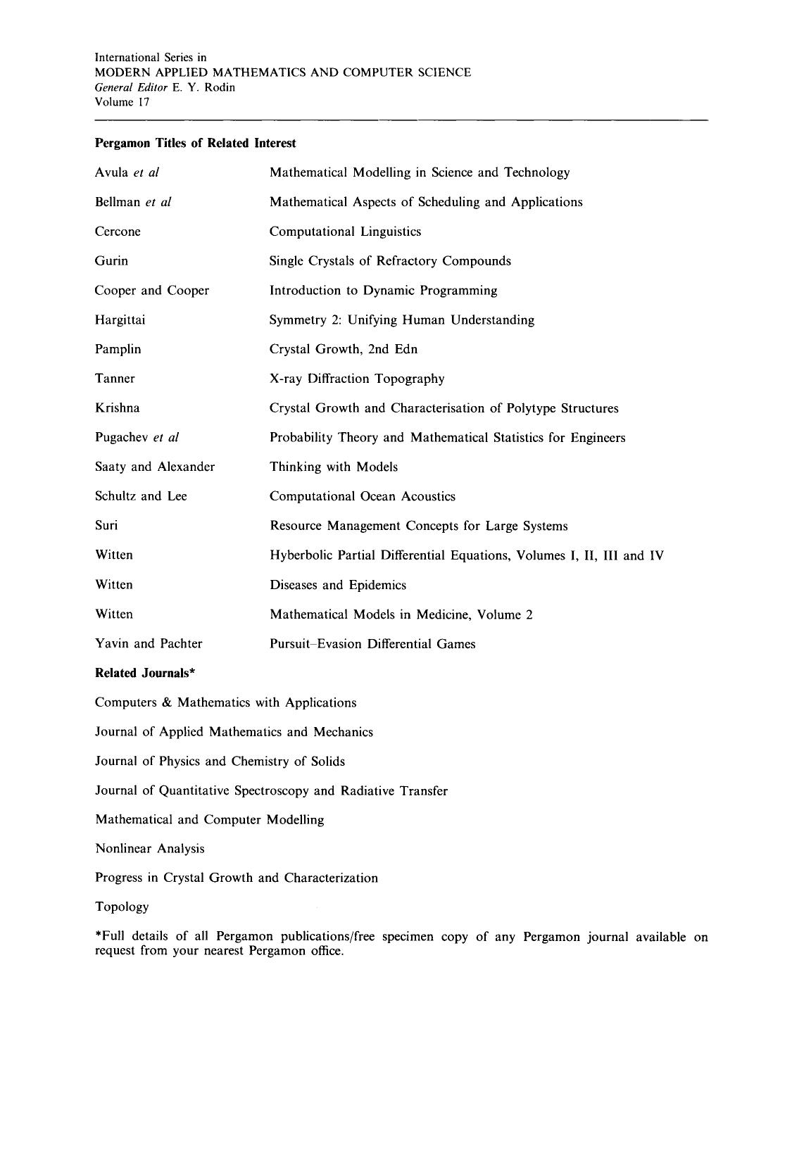 Crystal Symmetries. Shubnikov Centennial Papers by I. Hargittai B. K. Vainshtein