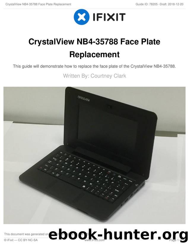 CrystalView NB4-35788 Face Plate Replacement by Unknown
