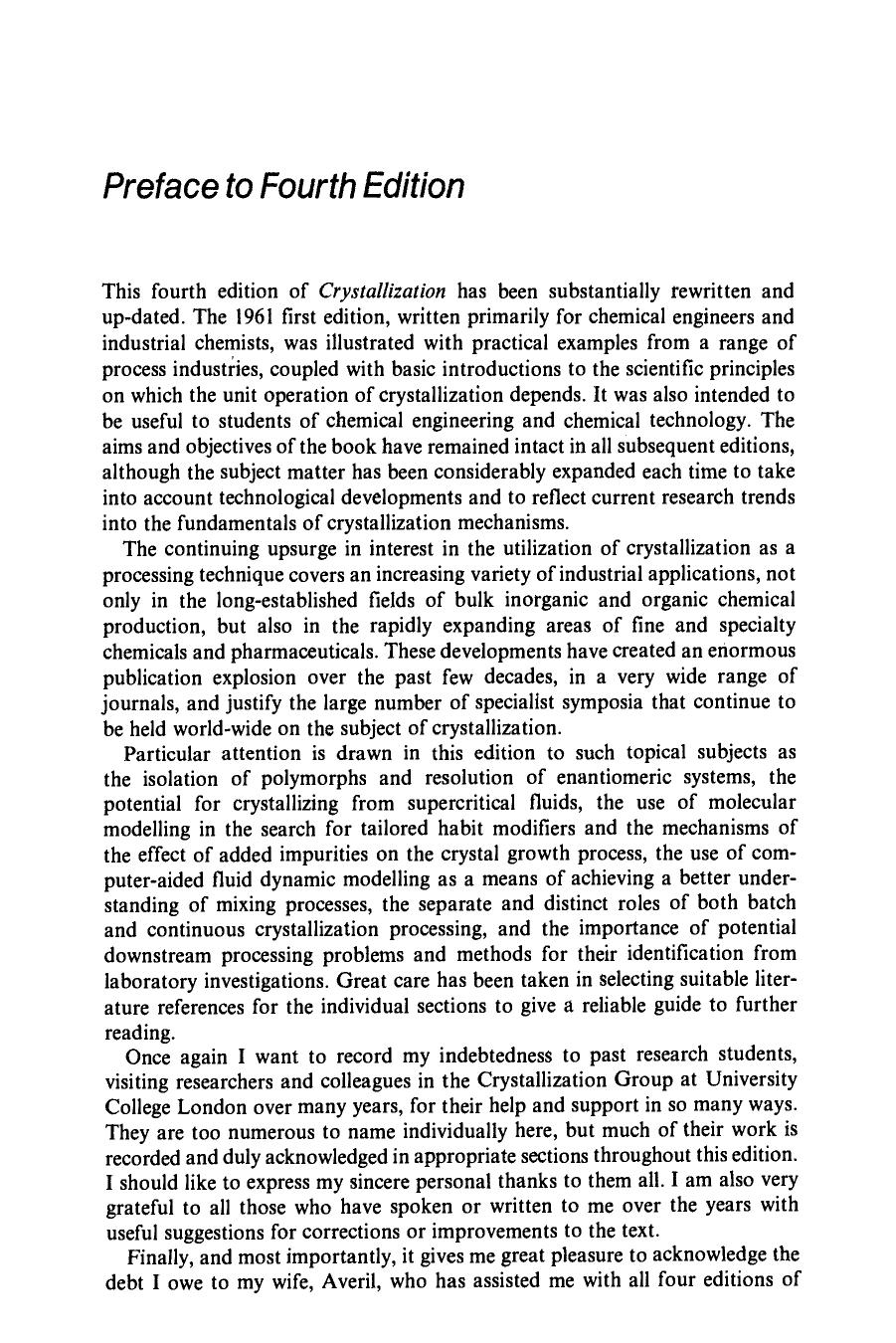 Crystallization by J.W. Mullin (Auth.)